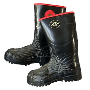 ACTON Canada CSA Steel Toe Safety Work Rubber Boots, Trades, Men’s Size 8, NEW